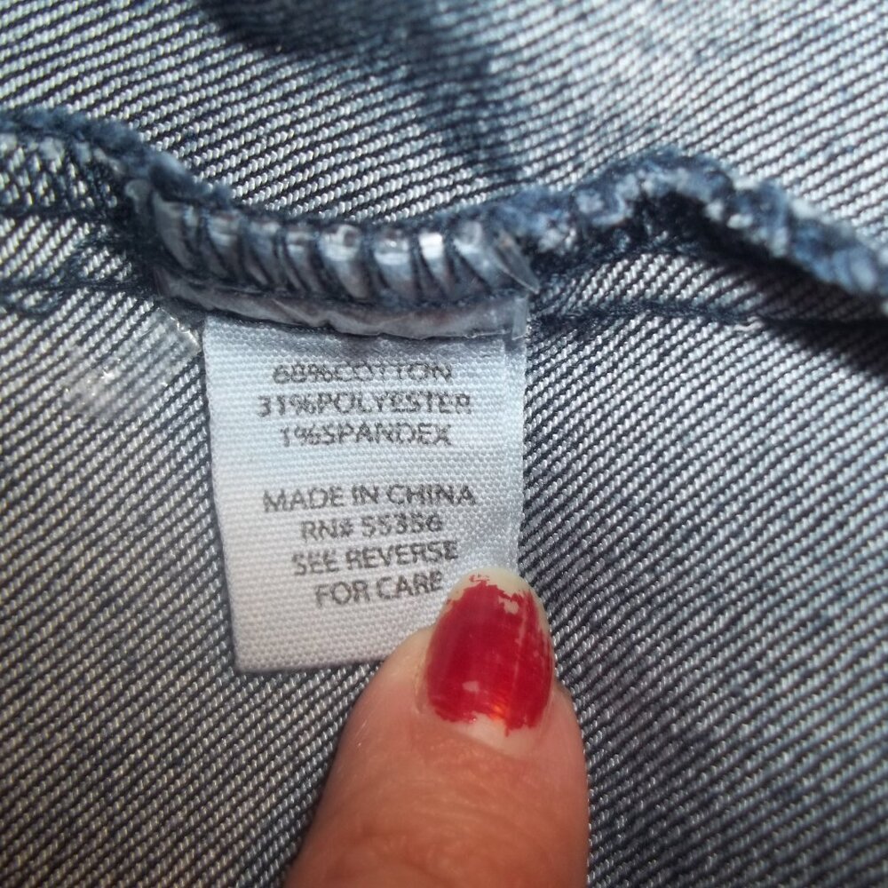 ARTISAN NY Jean Jacket Women's L - Denim Trucker's Jacket - Picture 7 of 7